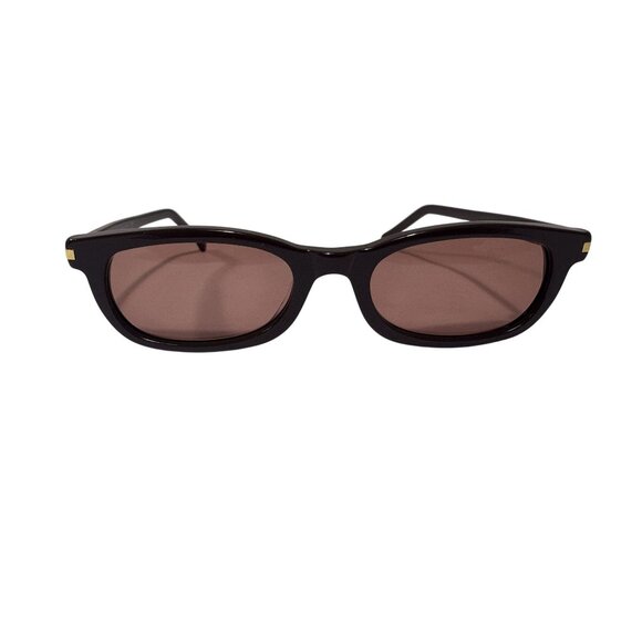 Gince Goods Danny Small Sunglasses in Chocolate Brown/Burgundy main image 8